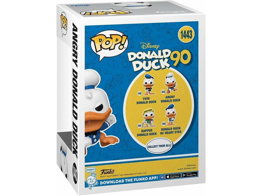 Funko Pop Disney Donald Duck 90 Angry Donald Duck 75723