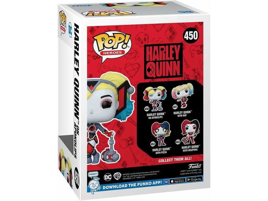 Funko Pop Heroes Harley Quinn su Opokolips 65613