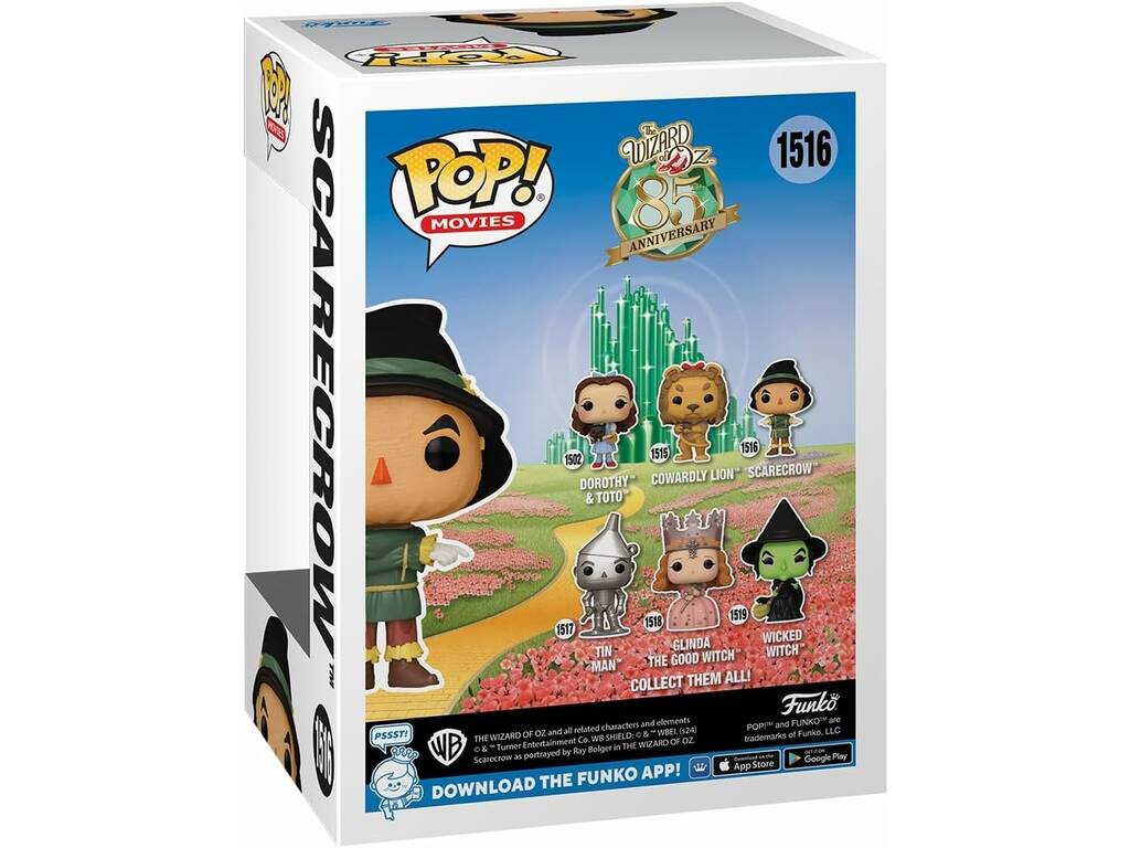 Funko Pop Movies Il Mago di Oz 85° Anniversario The Scarecrow 75975