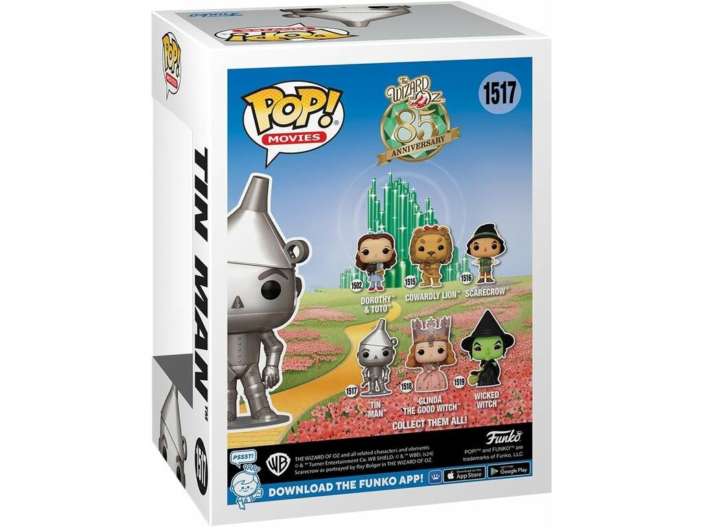 Funko Pop Movies Le Magicien d'Oz 85ème Anniversaire Tin Man 75976
