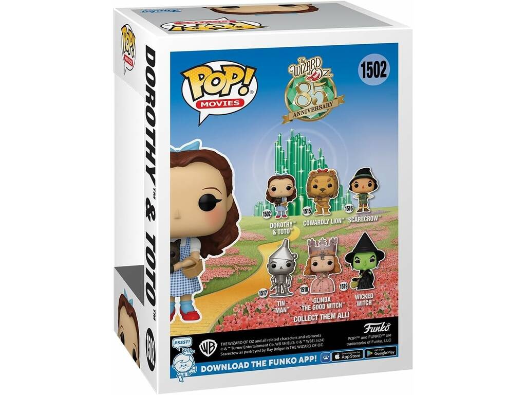 Funko Pop Movies Der Zauberer von Oz 85. Jubiläum Dorothy mit Toto 75979