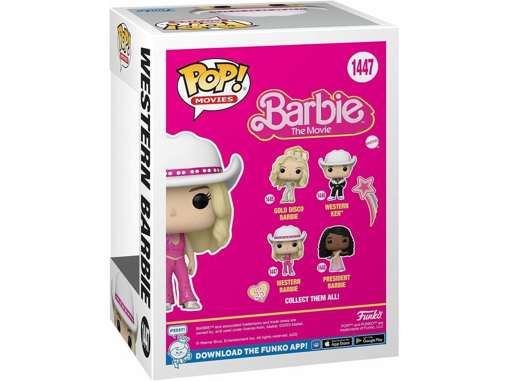 Funko Pop Movies Barbie The Movie Western Figure Barbie 72637
