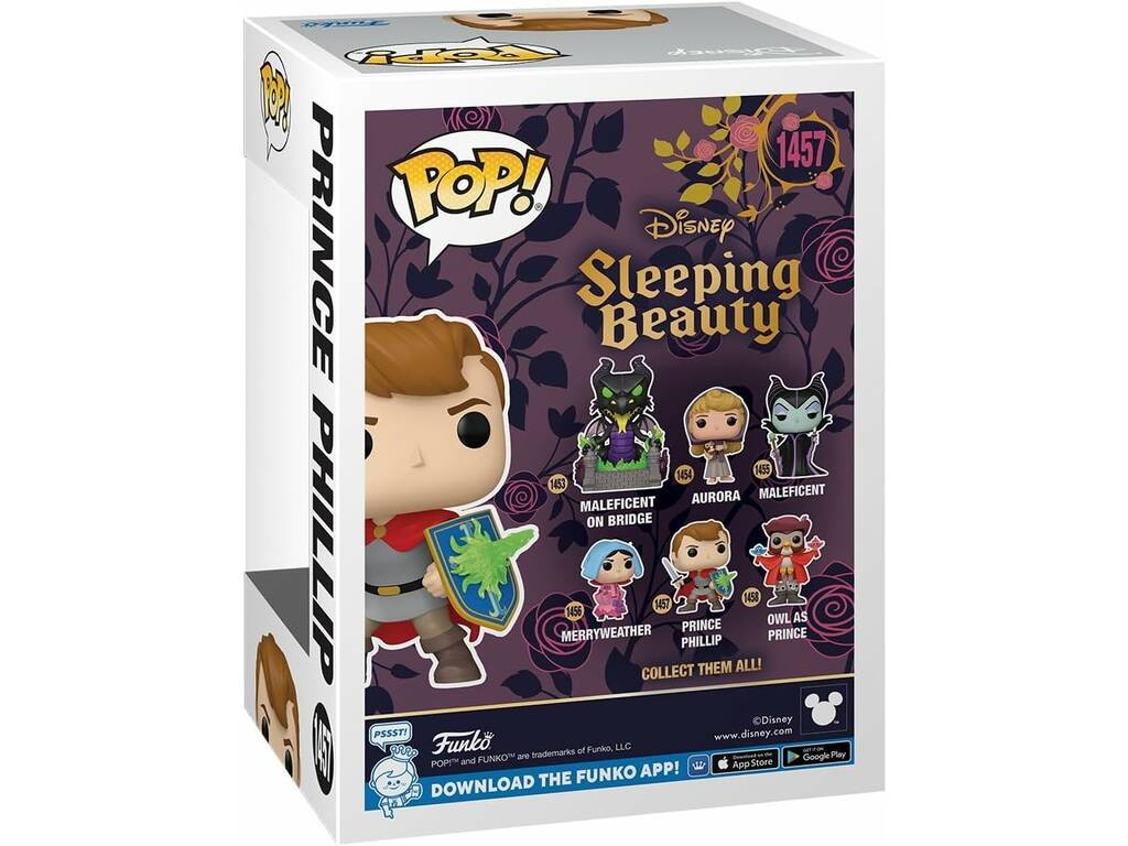 Funko Pop La Bella Durmiente 65 Aniversario Figura Príncipe Phillip 78184