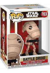 Funko Pop Star Wars Figur Kampfdroide mit schwingendem Kopf 76016