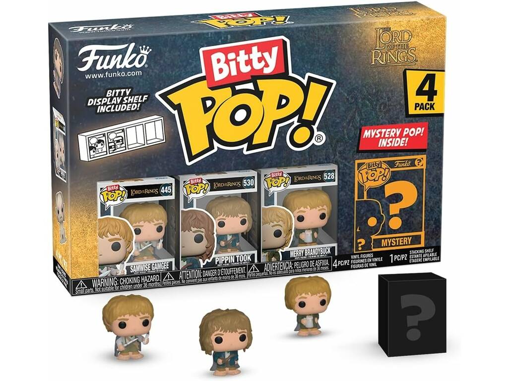 Funko Pop Bitty Le Seigneur des Anneaux 4 Pack Mini Figures 75458