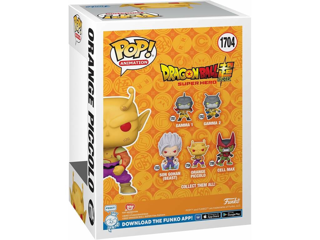 Funko Pop Animation Dragon Ball Super Super Hero Figure Orange Piccolo