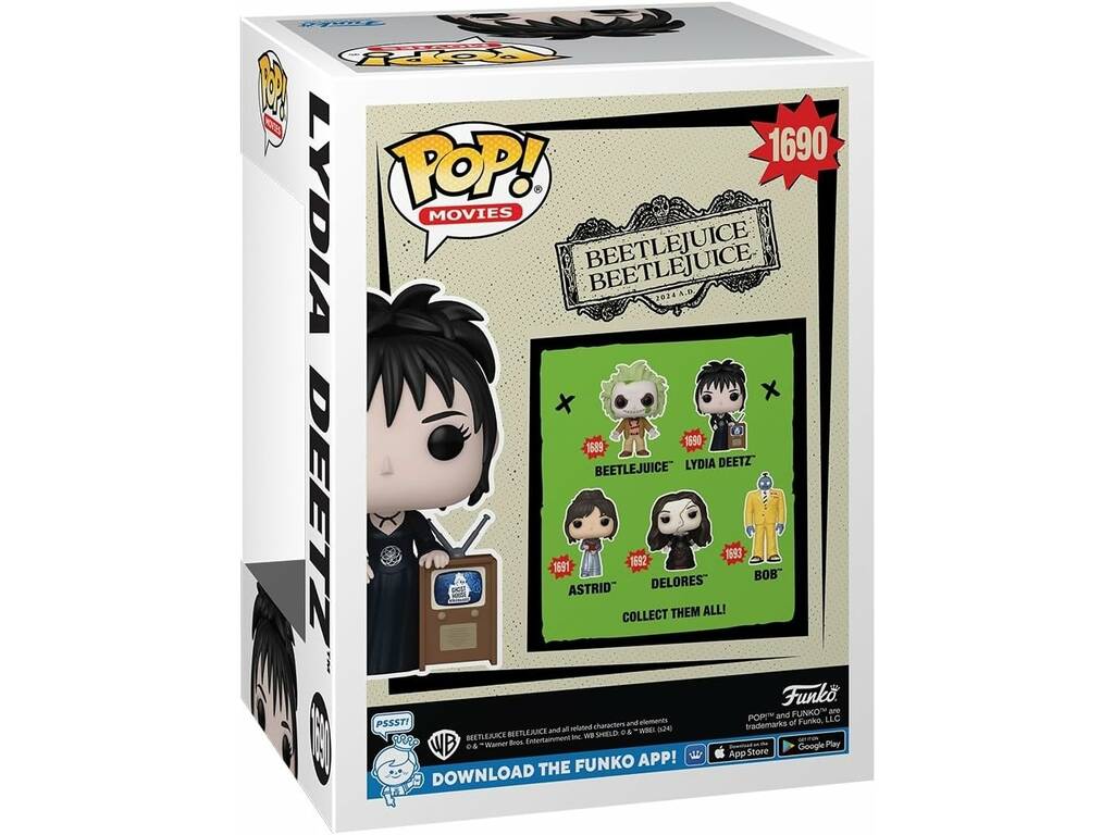 Funko Pop Movies Beetlejuice Beetlejuice Beetlejuice Figure Lydia Deetz 82654
