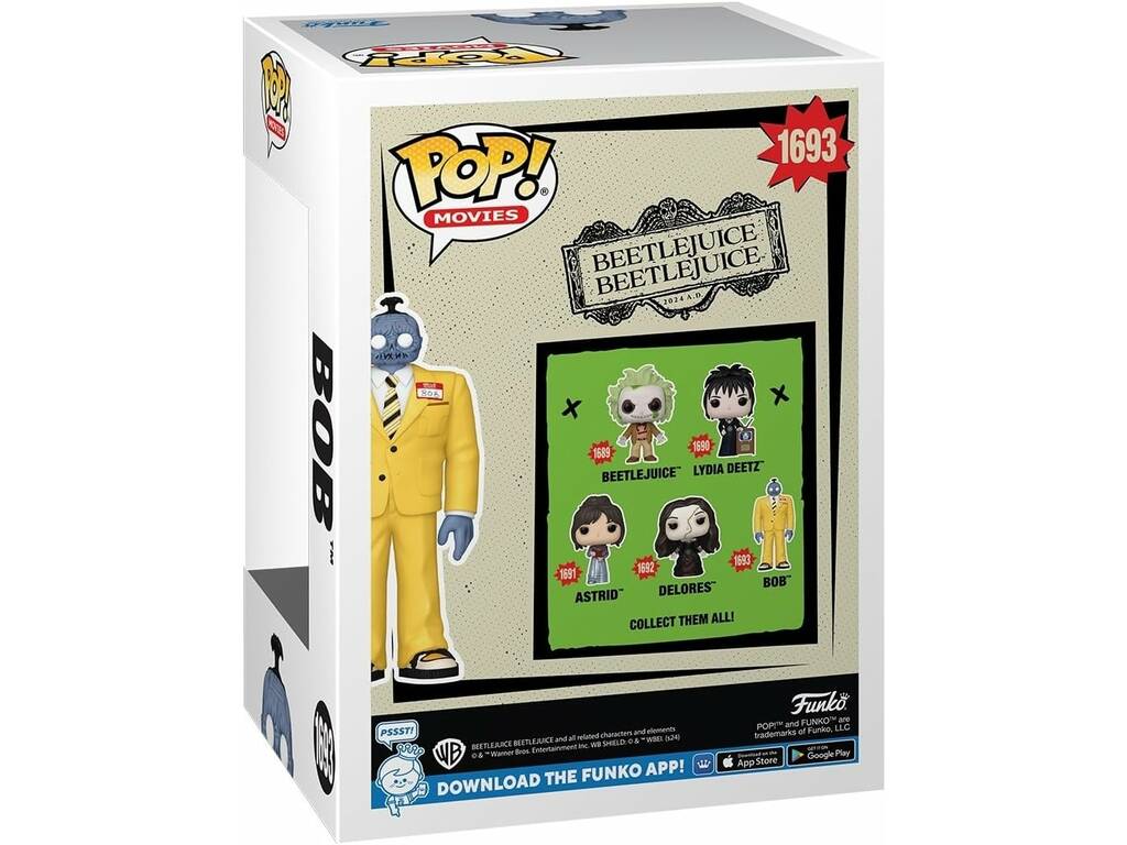 Funko Pop Movies Beetlejuice Beetlejuice Bob Figure 83085
