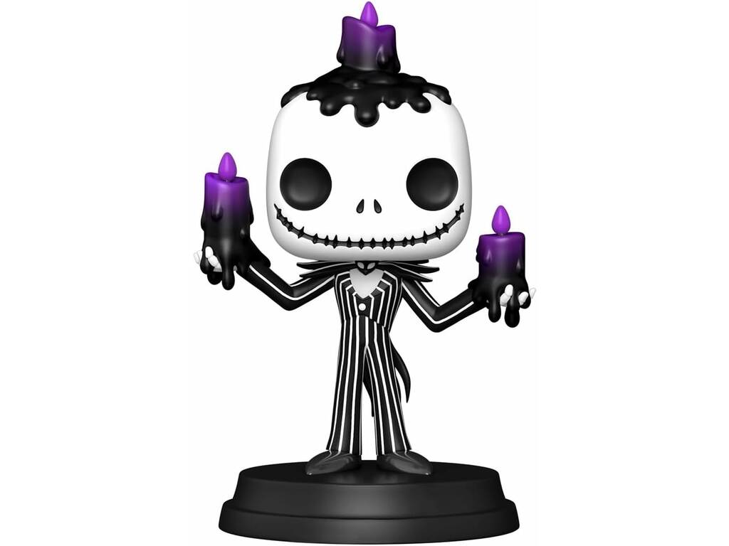 Funko Pop Lights Up! Pesadilla Antes de Navidad Figura Candelabro Jack Skellington con Luz