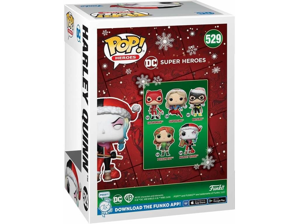 Funko Pop Heroes DC Figura Harley Quinn di Natale