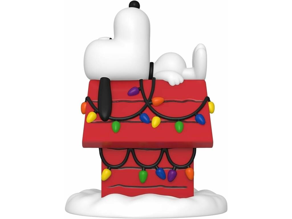 Funko Pop Deluxe Peanuts Figura Snoopy con casa di Natale