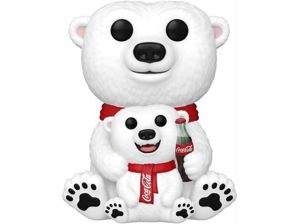 Funko Pop Ad Icons Coca Cola Figura Orso Polare con Cucciolo