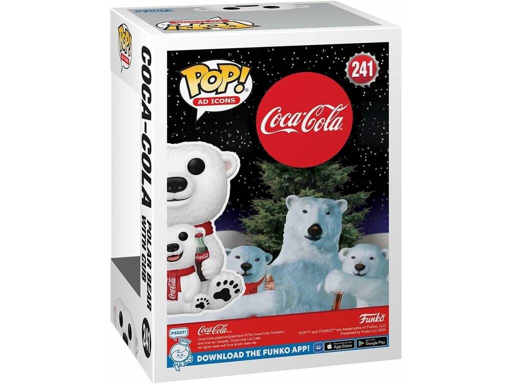 Funko Pop Ad Icons Coca Cola Figura Orso Polare con Cucciolo