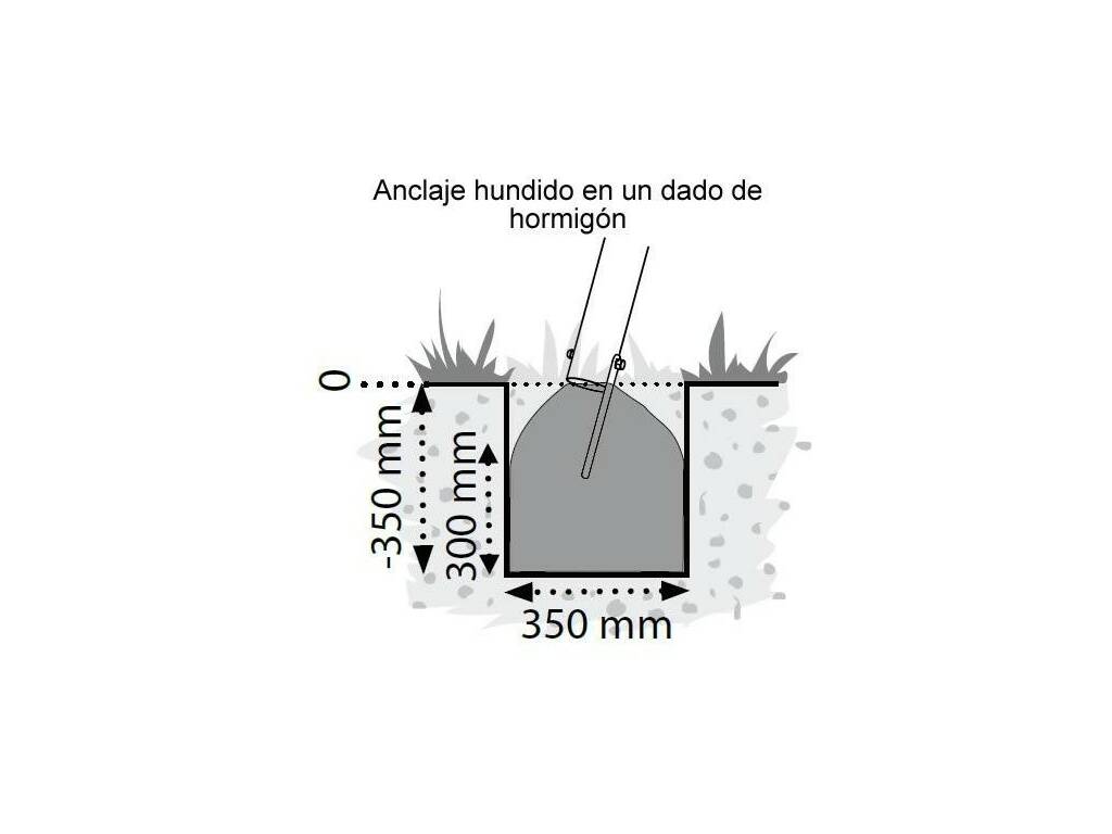 Masgames Fuji Adulte Balançoire Individuelle avec Chaînes MA700083