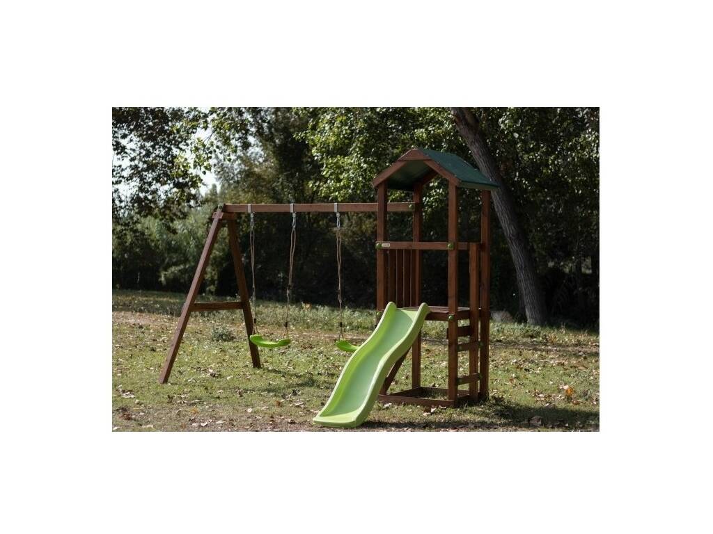 Terrain de jeux Carlit Lona M avec Double Balançoire Masgames MA700249