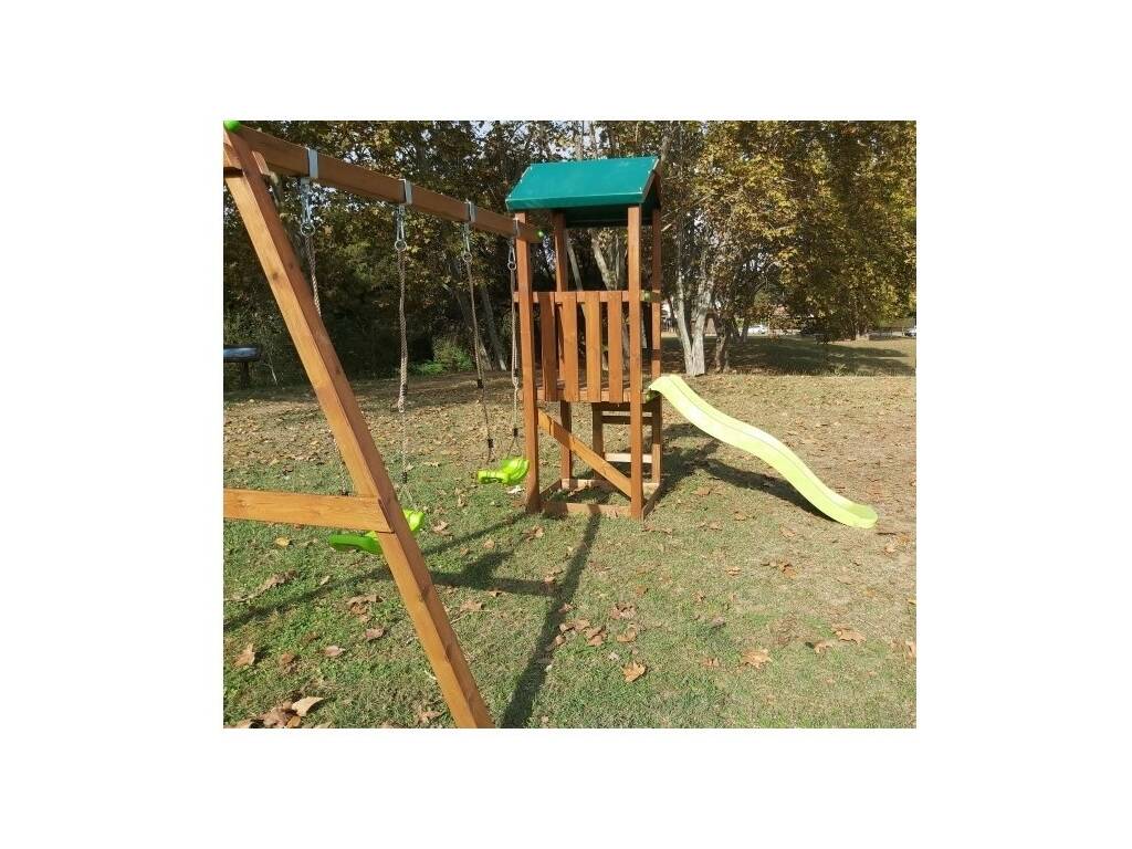 Terrain de jeux Carlit Lona M avec Double Balançoire Masgames MA700249