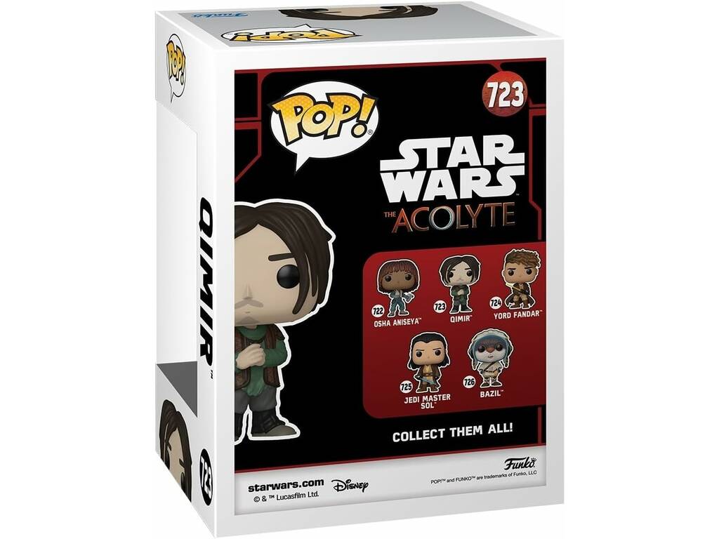 Funko Pop Star Wars The Acolyte Figura Qimir com Cabeça Oscilante 79756