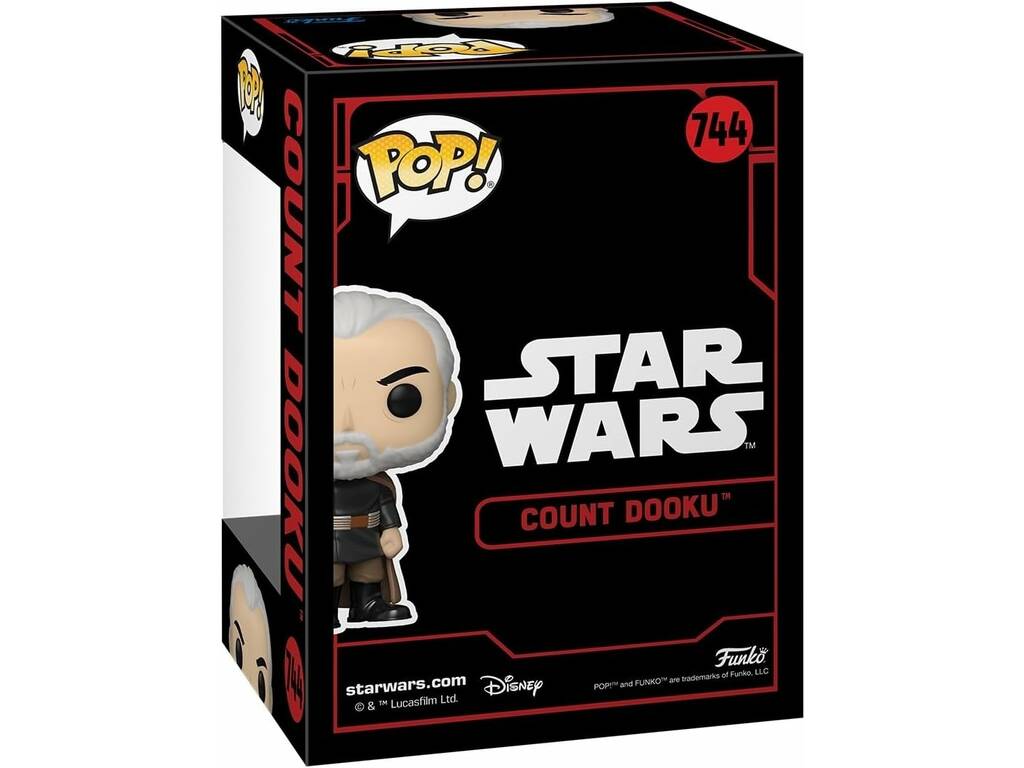 Funko Pop Star Wars Darkside Figura Conte Dooku 80770