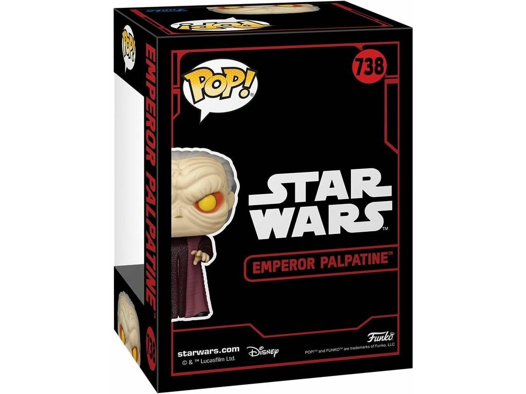 Funko Pop Star Wars Darkside Figur Emperor Palpatine 80773
