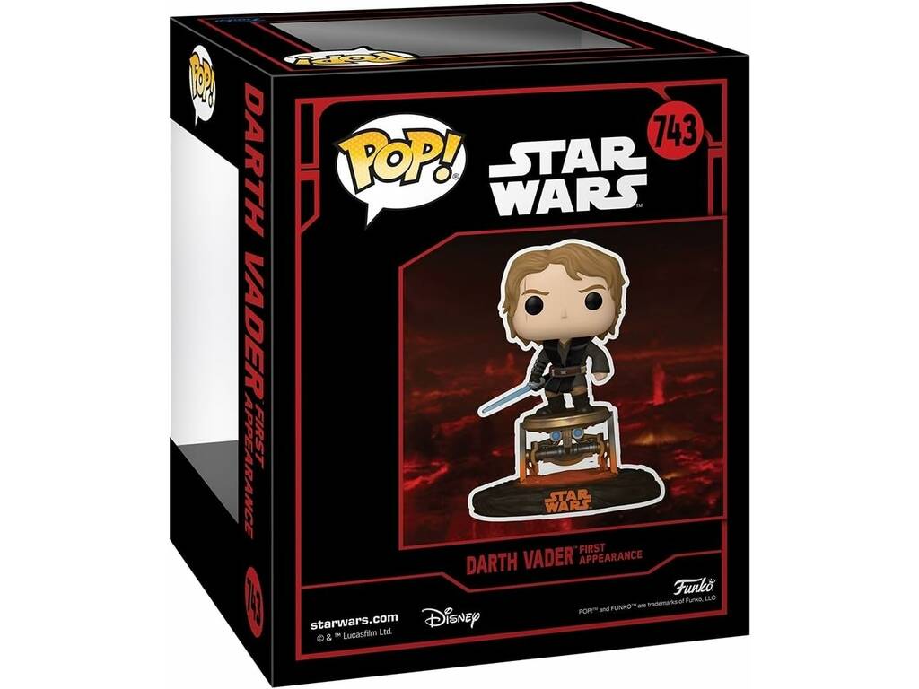 Funko Pop Star Wars Figura Darth Vader prima apparizione con testa oscillante