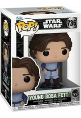 Funko Pop Star Wars Fett Legacy Figure Jeune Boba Fett avec tête oscillante 82724