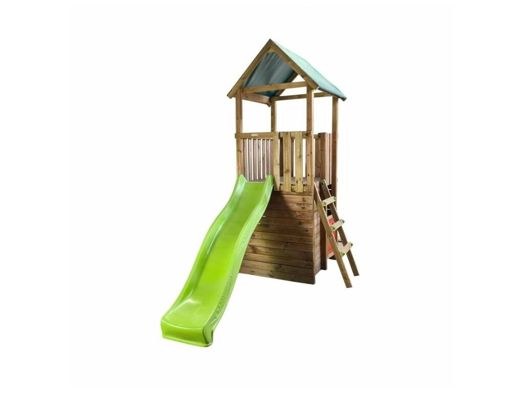 Parco giochi Tibidabo Tela L con casa e rampa di arrampicata Masgames MA700239