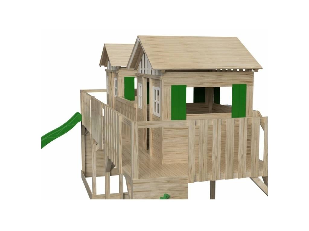 Parco giochi Superpop L con 2 scivoli Masgames MA700450