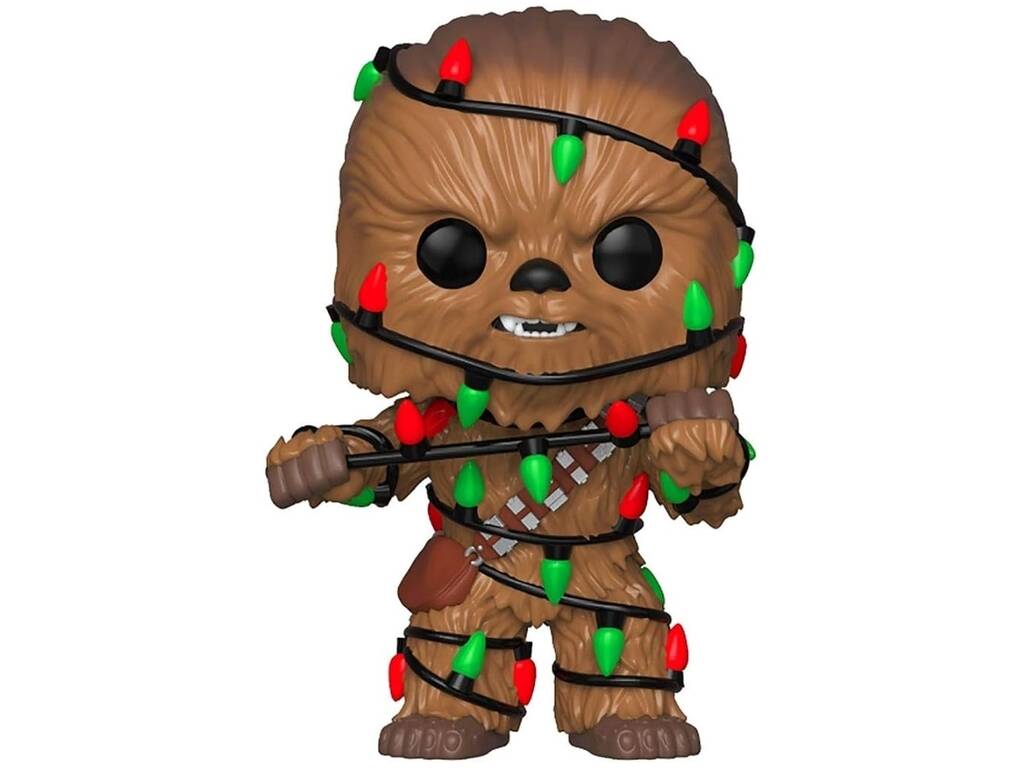 Funko Pop Star Wars Figura Chewbacca di Natale con testa oscillante