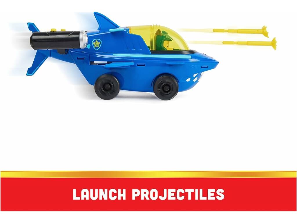 Aqua Pups Canine Patrol Chase Figure avec véhicule Spin Master 6066140