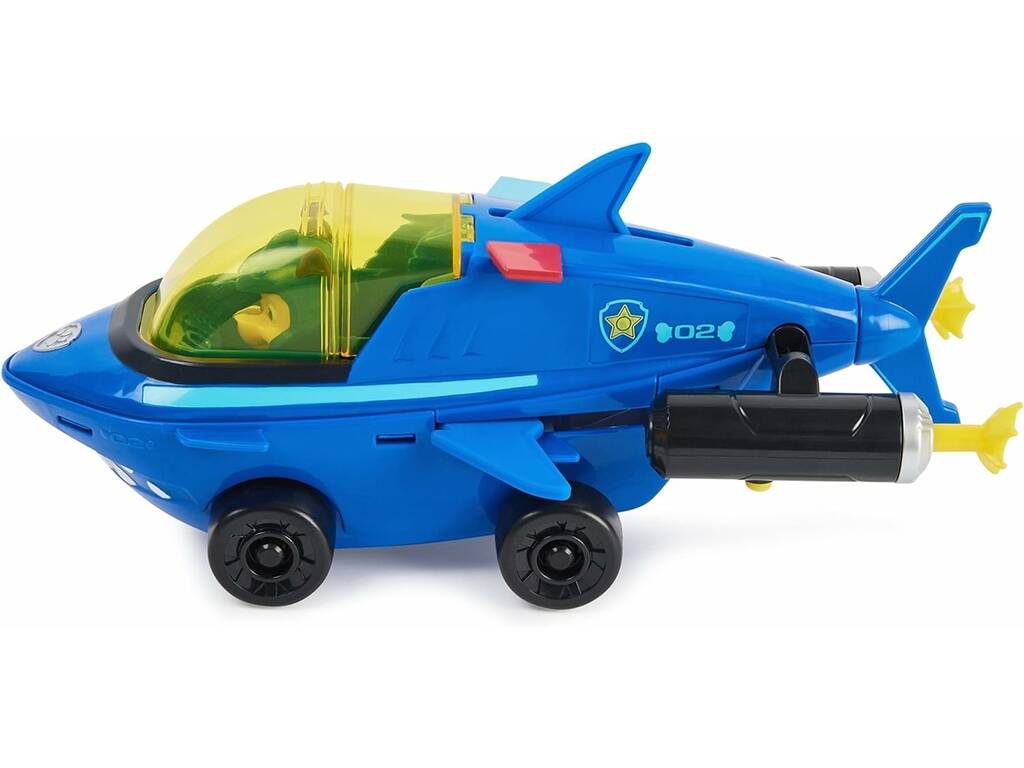 Aqua Pups Canine Patrol Chase Figure avec véhicule Spin Master 6066140