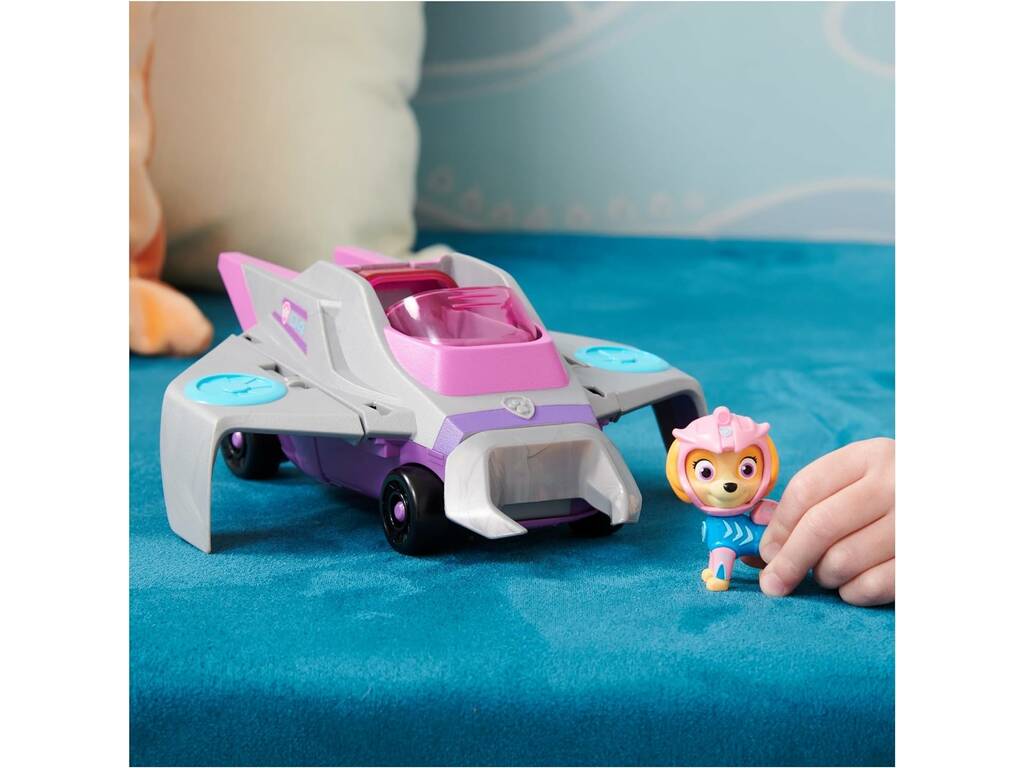 Aqua Pups Paw Patrol Figure Skye avec véhicule Spin Master 6066141