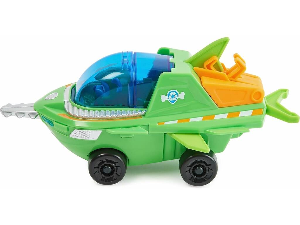 Aqua Pups Canine Patrol Rocky Figure avec véhicule Spin Master 6066142