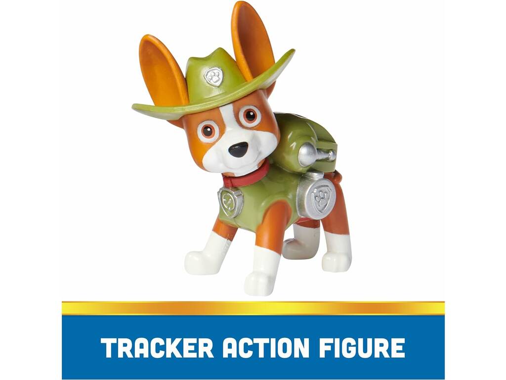 Paw Patrol Figure Canine Véhicule Trackler et Jungle Cruiser Spin Master 6069071