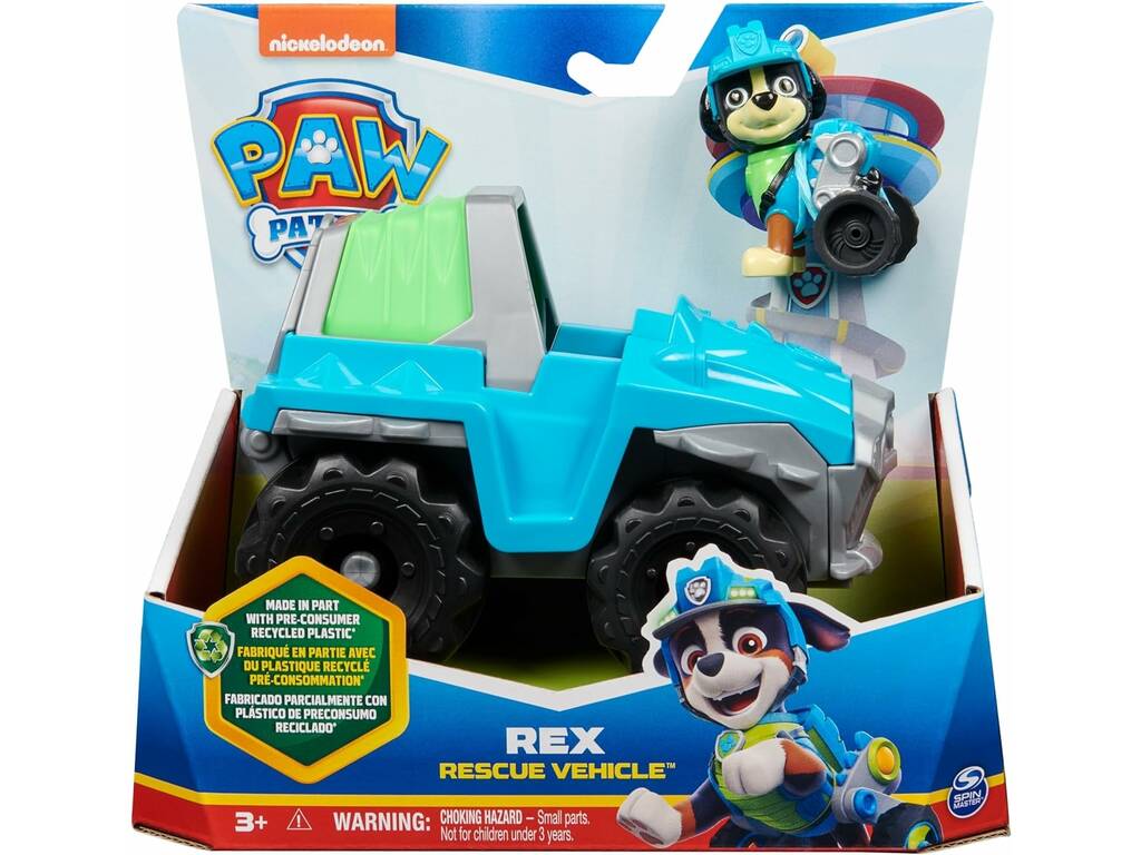 Patrouille Canine Figure Rex et Véhicule de Sauvetage Spin Master 6069070