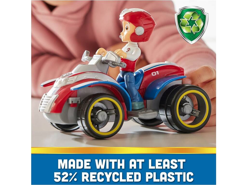 Paw Patrol Figurine canine Ryder et Spin Master ATV Rescue Vehicle 6069067