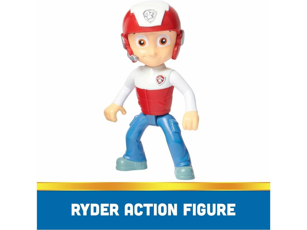 Paw Patrol Figurine canine Ryder et Spin Master ATV Rescue Vehicle 6069067