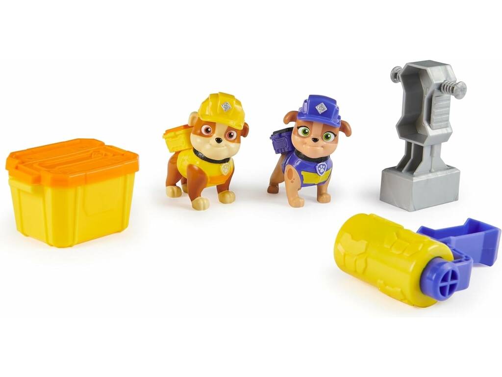 Team Rubble Pack 2 Figures Rubble and Mix with Kinetic Sand Spin Master 6066686