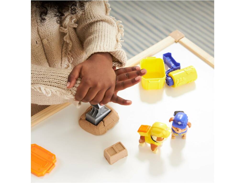 Team Rubble Pack 2 Figures Rubble and Mix with Kinetic Sand Spin Master 6066686