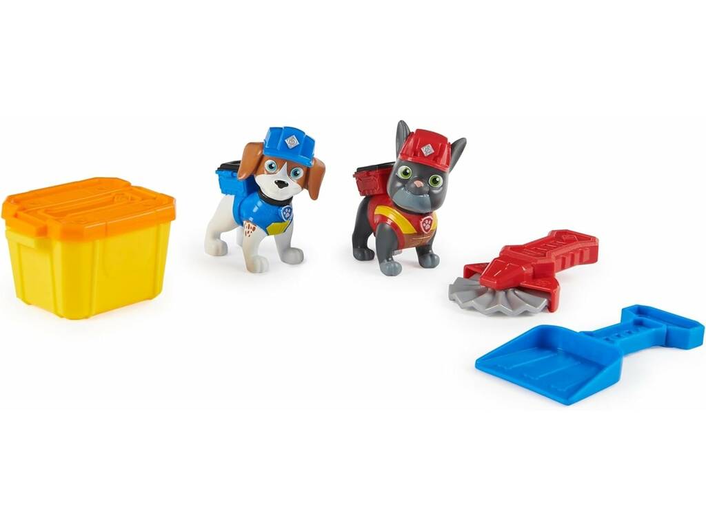 Veicolo Rubble Pack 2 figure Charger e Wheeler con Kinetic Sand Spin Master 6066685