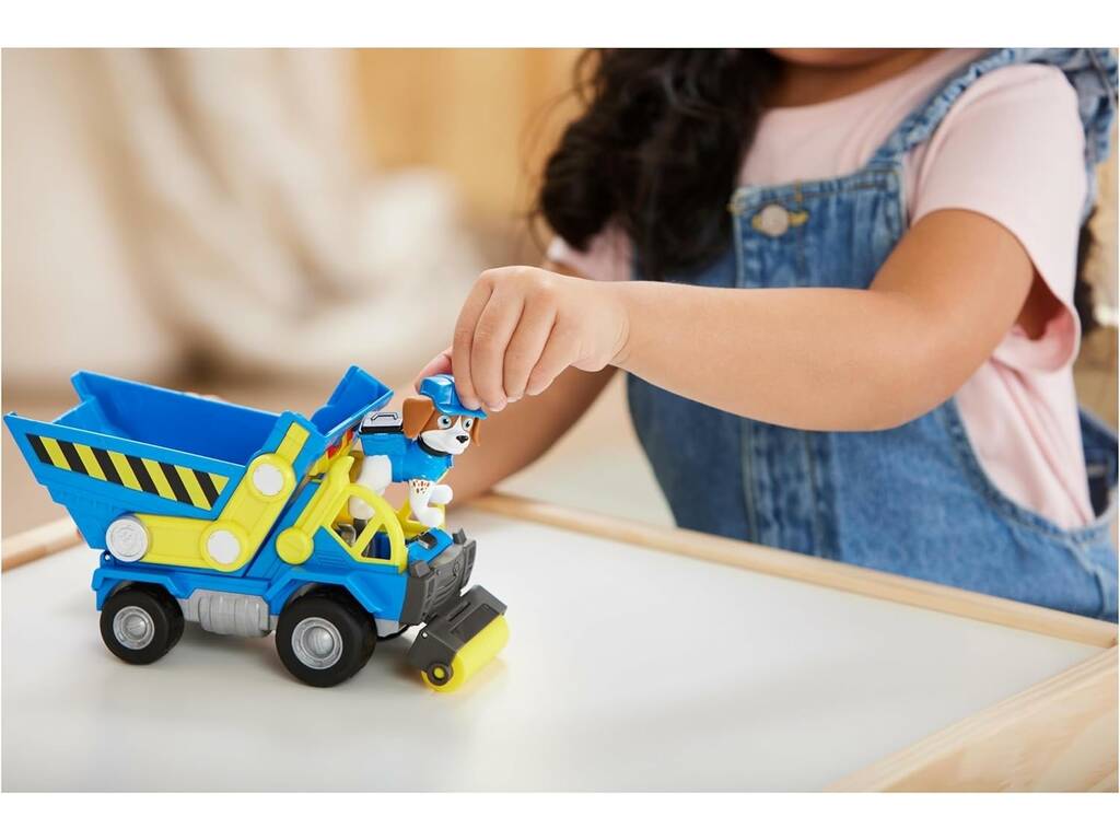 Veicolo Rubble Dumo Truck con figura Wheeler Spin Master 6066528