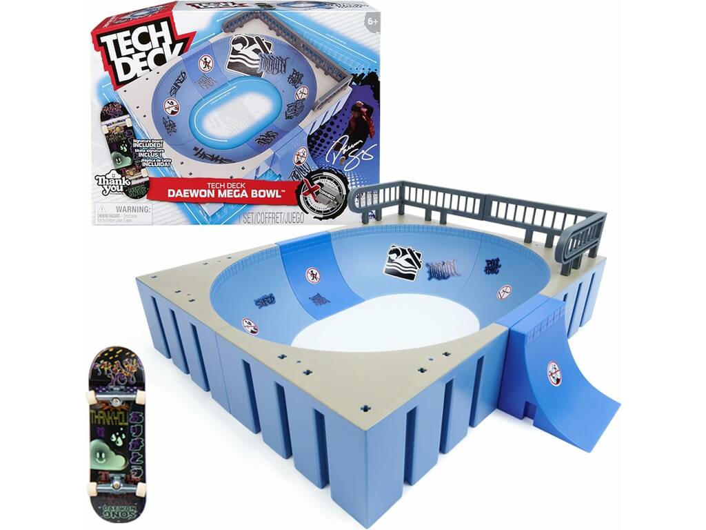 Tech Deck Daewon Mega Bowl Spin Master 6066909