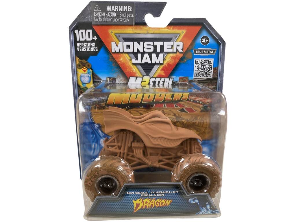 Monster Jam Vehículo Mistery Mudders 1:64 Spin Master 6065345