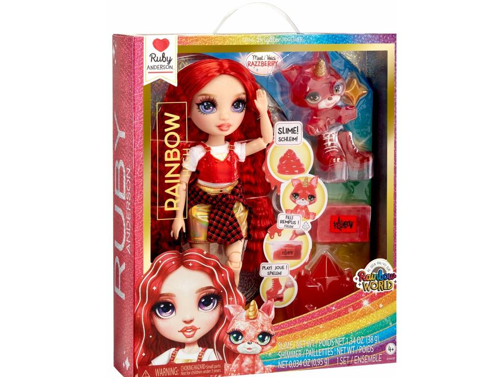 Rainbow High Rainbow World Bambola Ruby Anderson MGA 120179