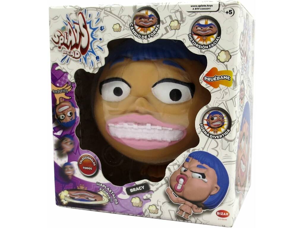 Splats Head Figurine flexible de 11 cm Bizak 64354020