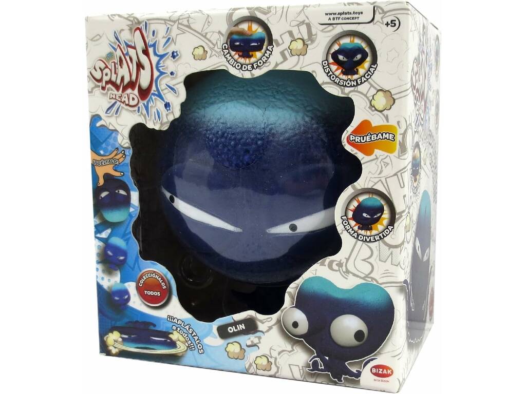 Splats Head Figurine flexible de 11 cm Bizak 64354020