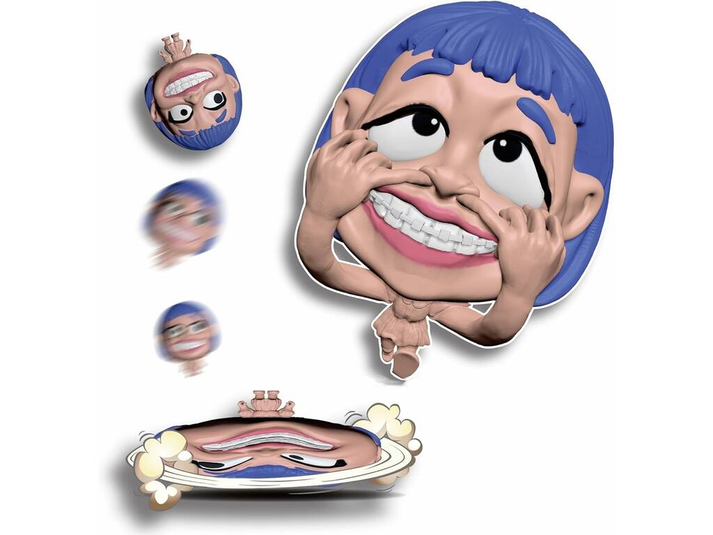 Splats Head Figurine flexible de 11 cm Bizak 64354020