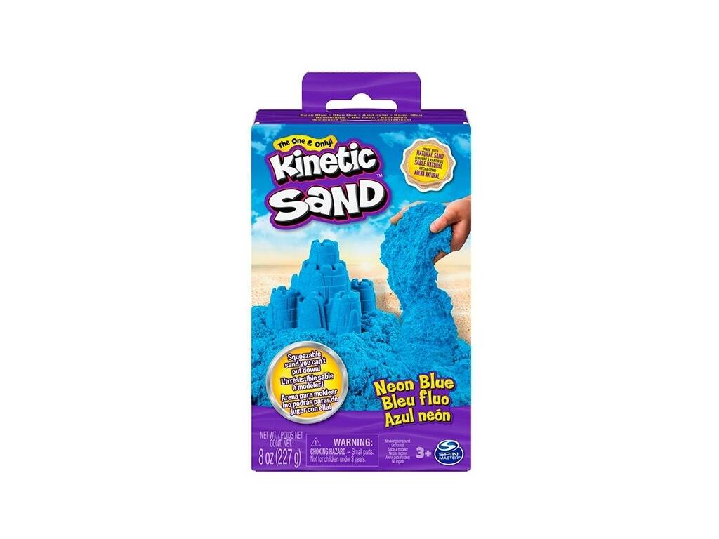 Kinetic Sand Boite de sable Magique couleur Neon Spin Master 6033332