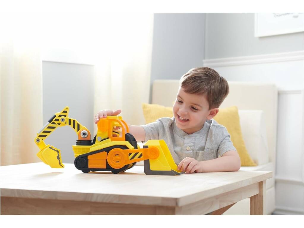 Rubble Team Bark Yard Deluxe Bulldozer Bark Yard Vehicle avec Rubble Spin Master Figure 6068074