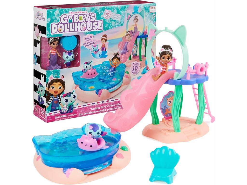 Maison de poupées Gabby et la piscine de Siregata Spin Master 6067878