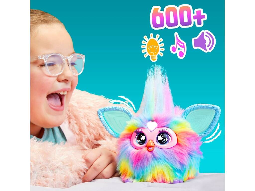 Jouet souple interactif Furby Colour Tie Dye Hasbro F8900